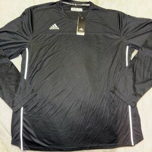 Adidas Men's black  Long Sleeve Tee